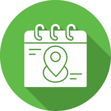 harita pin simgesi, vektör illüstrasyonu