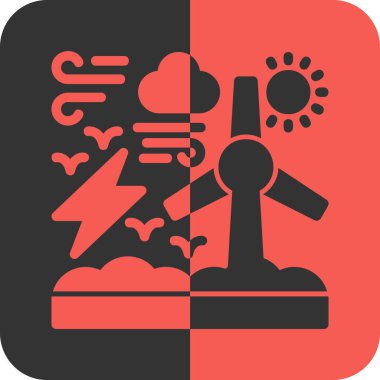 hava simgesi vektör illüstrasyonu