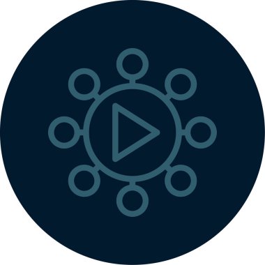 Simge, vektör illüstrasyonunu çal