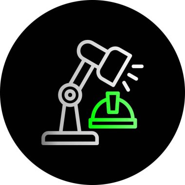 Vektör lamba simgesi, vektör illüstrasyonu