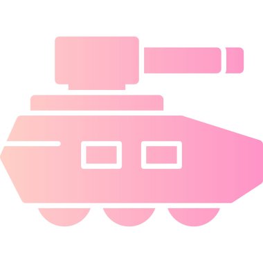 askeri tank vektör çizimi