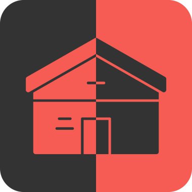 ev simgesi arkaplanda izole edildi