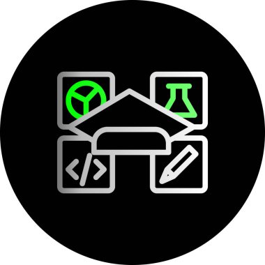 seo modern simgesinin vektör illüstrasyonu