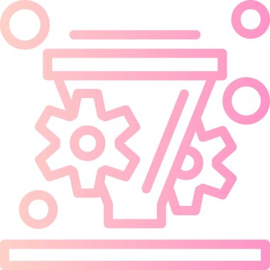 seo modern simgesinin vektör illüstrasyonu