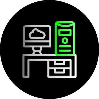 seo modern simgesinin vektör illüstrasyonu