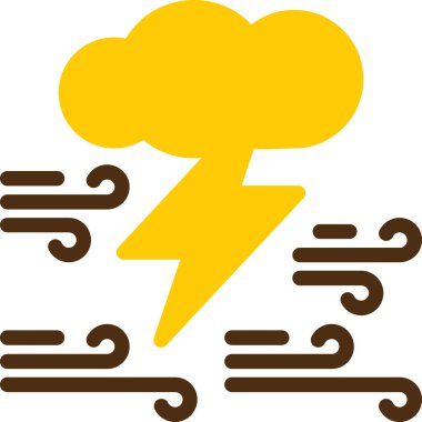 Rüzgâr. Web simgesi basit illüstrasyon