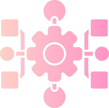 Teçhizat Web simgesi basit illüstrasyon