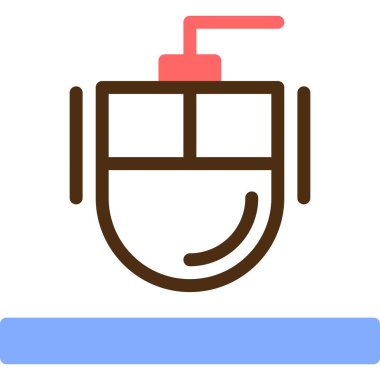 Dondurma simgesinin vektör illüstrasyonu