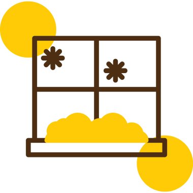 Çikolatalı tatlı web simgesi, vektör illüstrasyonu