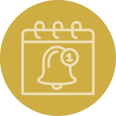 Çan vektör simgesi modern basit vektör illüstrasyonu