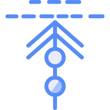 bağlantı ağı simgesi düz biçimli