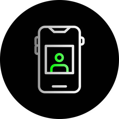 Vektör Mobil simge illüstrasyonu