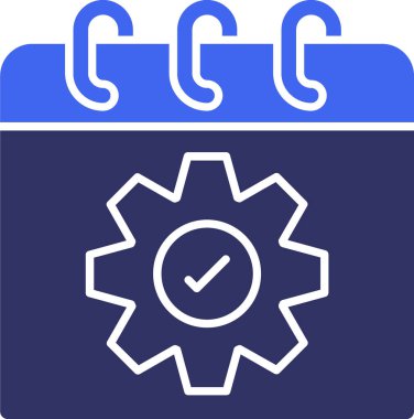 Ayarlar. Web simgesi basit illüstrasyon