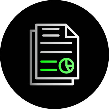 Vektör belgesi Simge illüstrasyonu