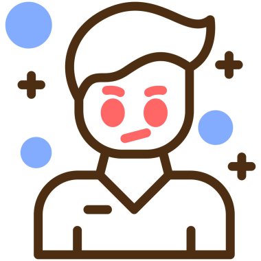 Avatar simgesi, vektör illüstrasyonu