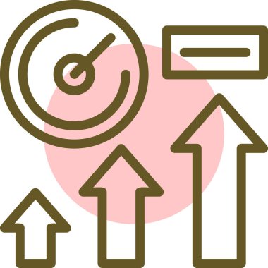 ok simgesinin vektör illüstrasyonu