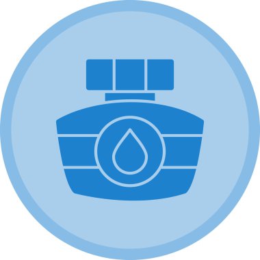 Su simgesinin vektör illüstrasyonu