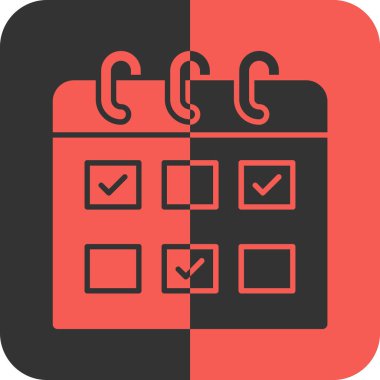 liste simgesi, vektör illüstrasyonu