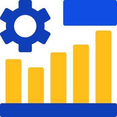 Analiz grafiği analiz simgesi - ana hatlar biçimi