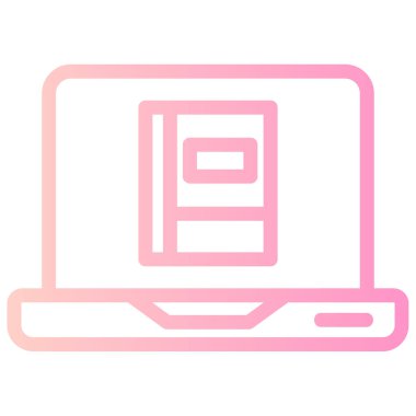 Bilgisayar. Web simgesi basit illüstrasyon