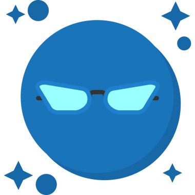 Uzaylı yüz vektör illüstrasyonu