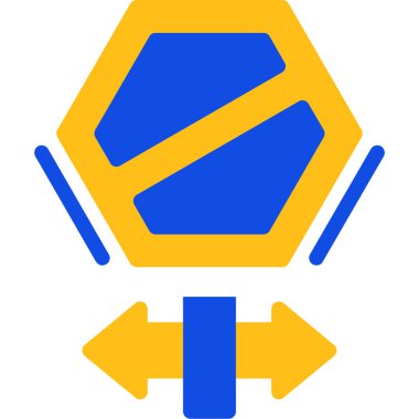 yol işareti vektör simgesi