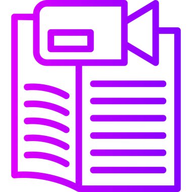 Belge. Web simgesi basit illüstrasyon