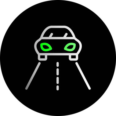 araba simgesi vektör illüstrasyonu