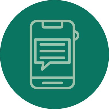 telefon vektör simgesi modern basit tasarım