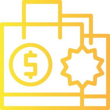 Dolar simgesi vektör illüstrasyonu