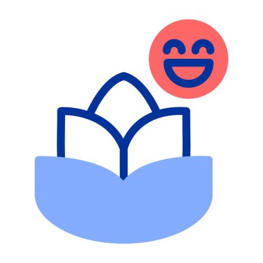 kitap web simgesi vektör illüstrasyonu