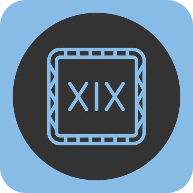 Tek izole edilmiş simgenin vektör illüstrasyonu