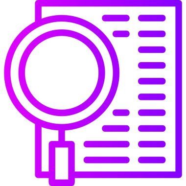 Belge. Web simgesi basit illüstrasyon