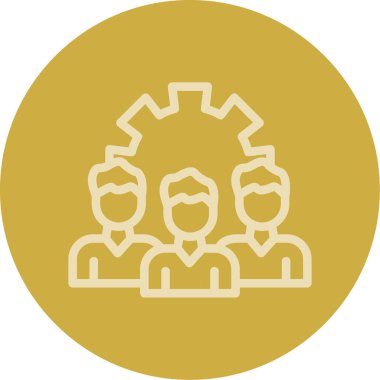 iş takım çalışması simgesi vektörü.