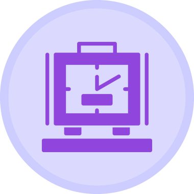 Dizüstü bilgisayar simgesi vektör çizimi