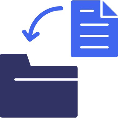 düz biçimdeki belge dosya simgesini arşivle