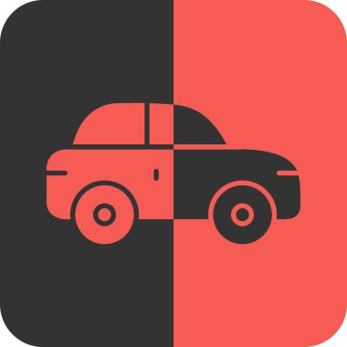 araba simgesi vektör illüstrasyonu