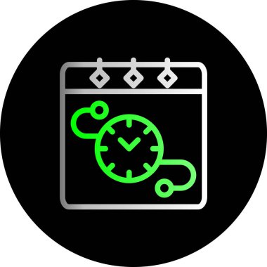 Projeniz için vektör zaman simgesi