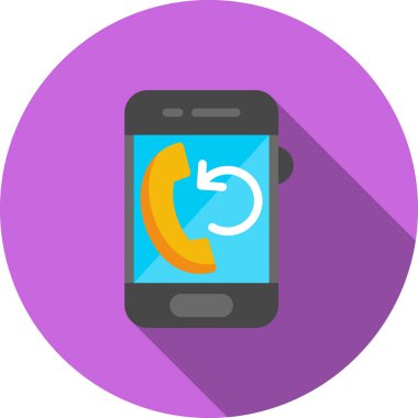 - Telefon. Web simgesi basit illüstrasyon