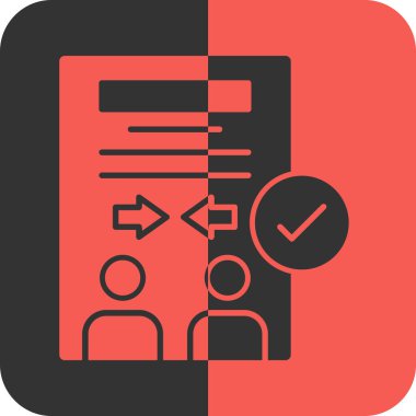 Kontrol listesi simgesi, vektör illüstrasyonu