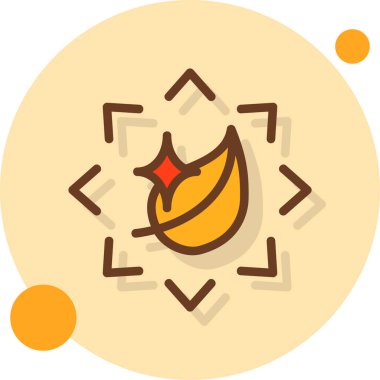 Basit vektör simgesi, kruvasan çizimi