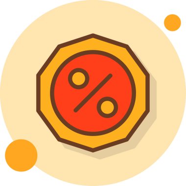 Modern bir simgenin vektör illüstrasyonu