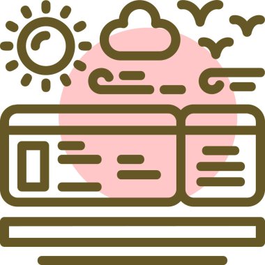 kutu simgesi vektör illüstrasyonu