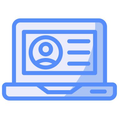 İnternet güvenlik simgesi renk ana hatları işareti