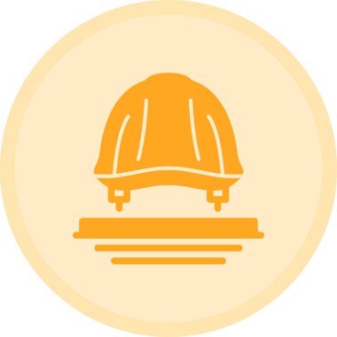 yapı miğferi simgesi ana hatlarıyla oluşturuluyor