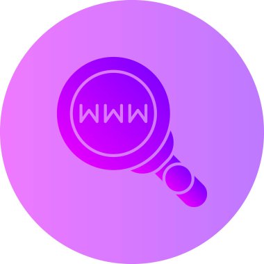 Ara. Web simgesi basit illüstrasyon