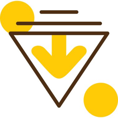 Ok. Web simgesi basit illüstrasyon