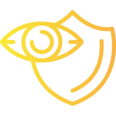 Moda stili izole edilmiş arkaplanda göz simgesi