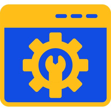 Ayarlama. Web simgesi vektör illüstrasyonu