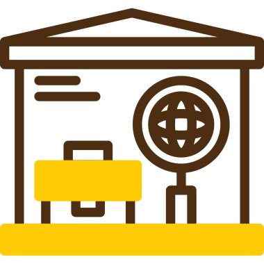 banka simgesi vektör illüstrasyonu